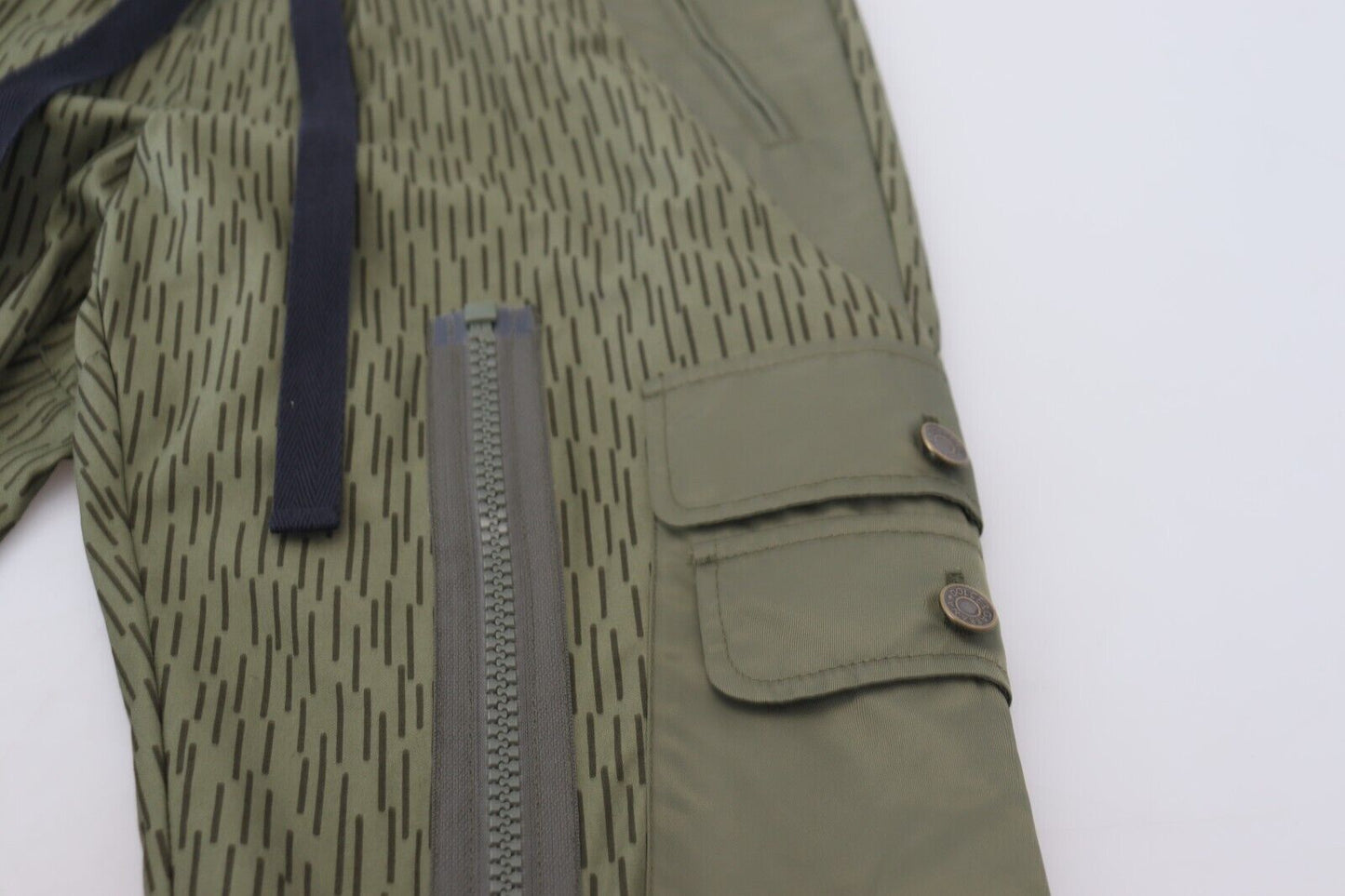 Pantalon élégant en coton mélangé vert Dolce & Gabbana
