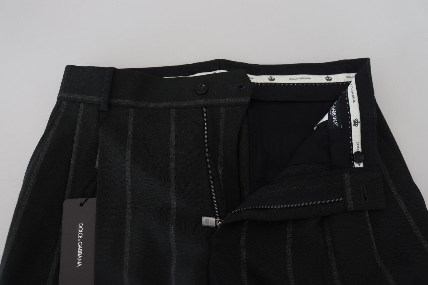 Pantalon tailleur noir élégant Dolce & Gabbana