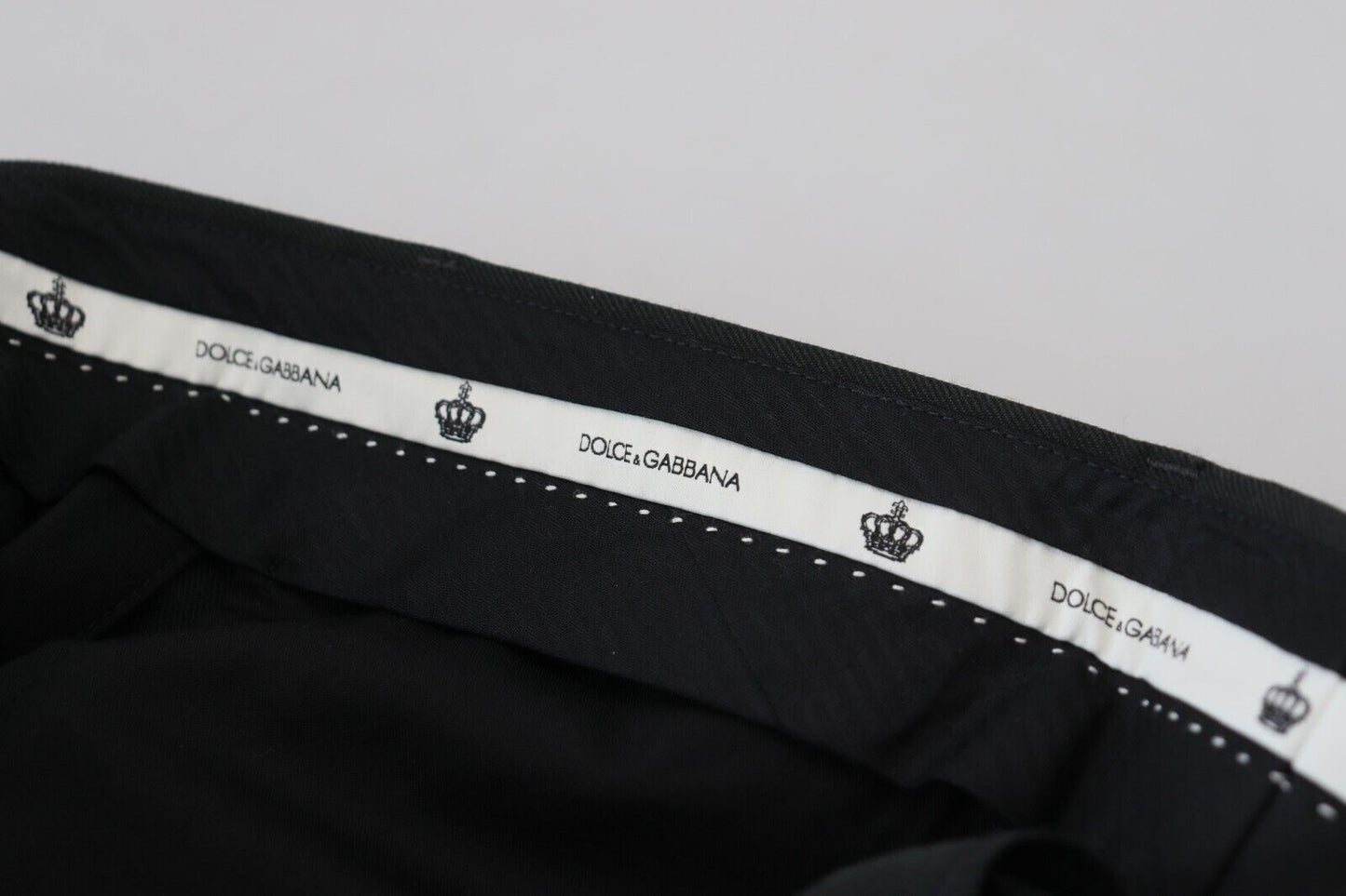 Pantalon tailleur noir élégant Dolce & Gabbana