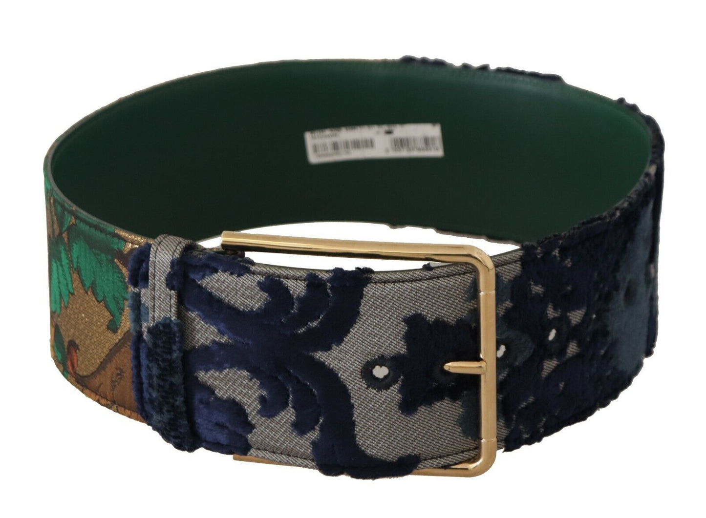Ceinture élégante en cuir Dolce & Gabbana avec boucle gravée