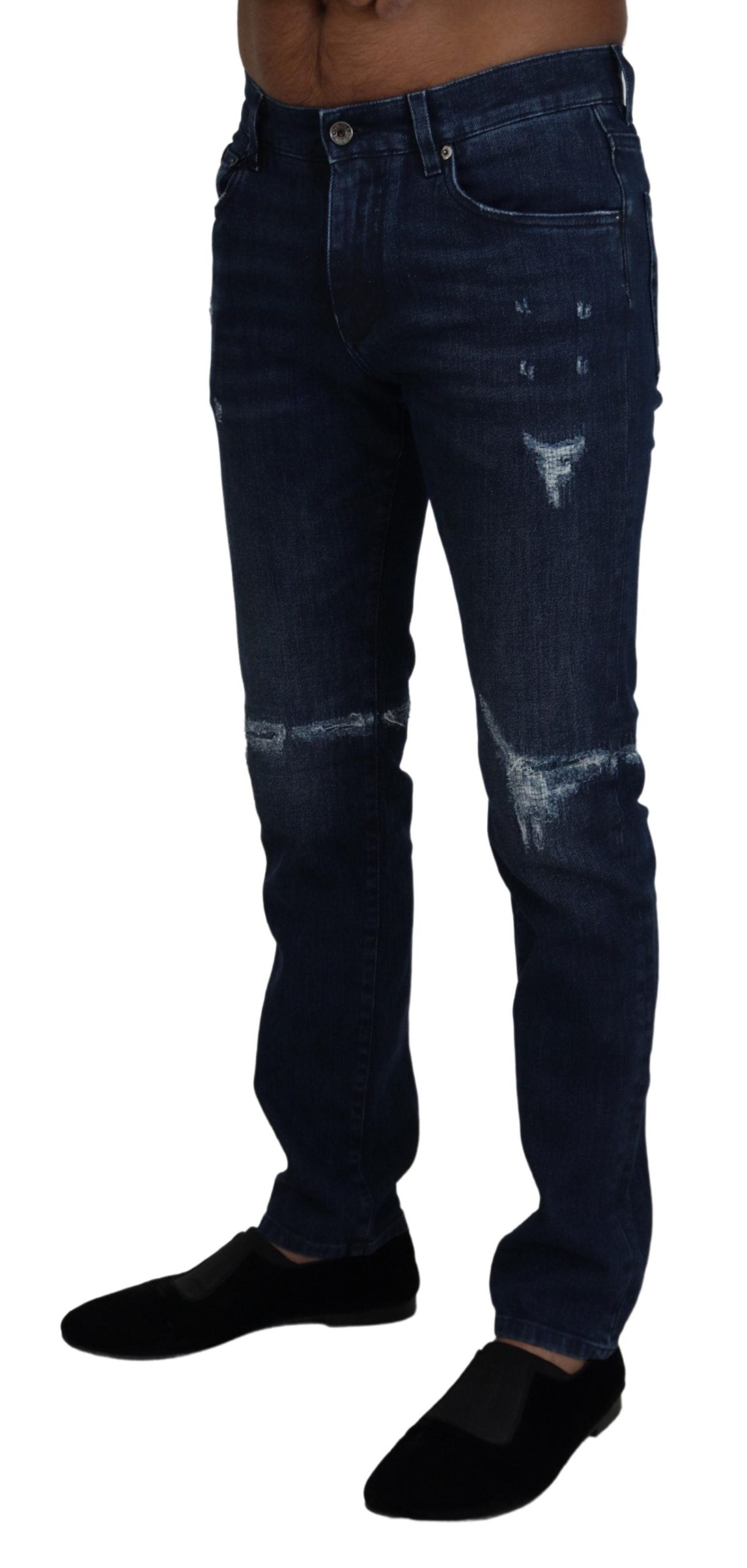 Superbe jean en denim Dolce & Gabbana Mainline