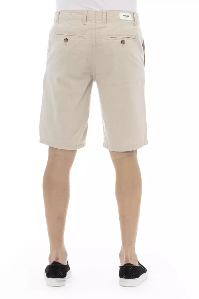 Short homme en coton beige tendance Baldinini
