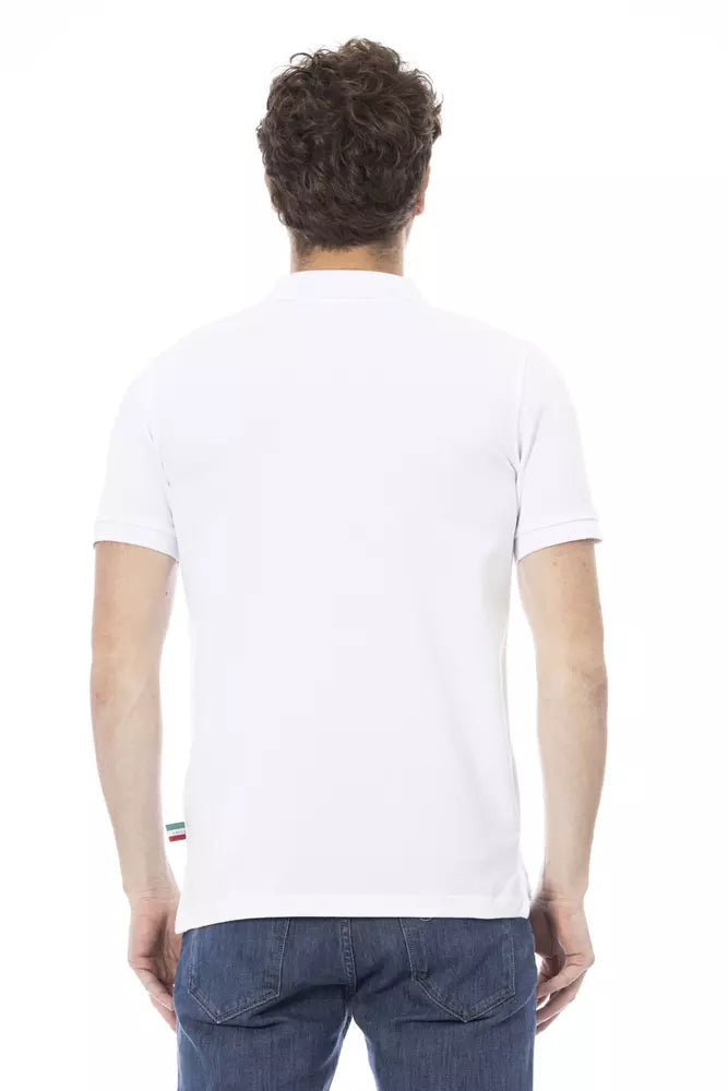 Polo homme en coton blanc tendance Baldinini