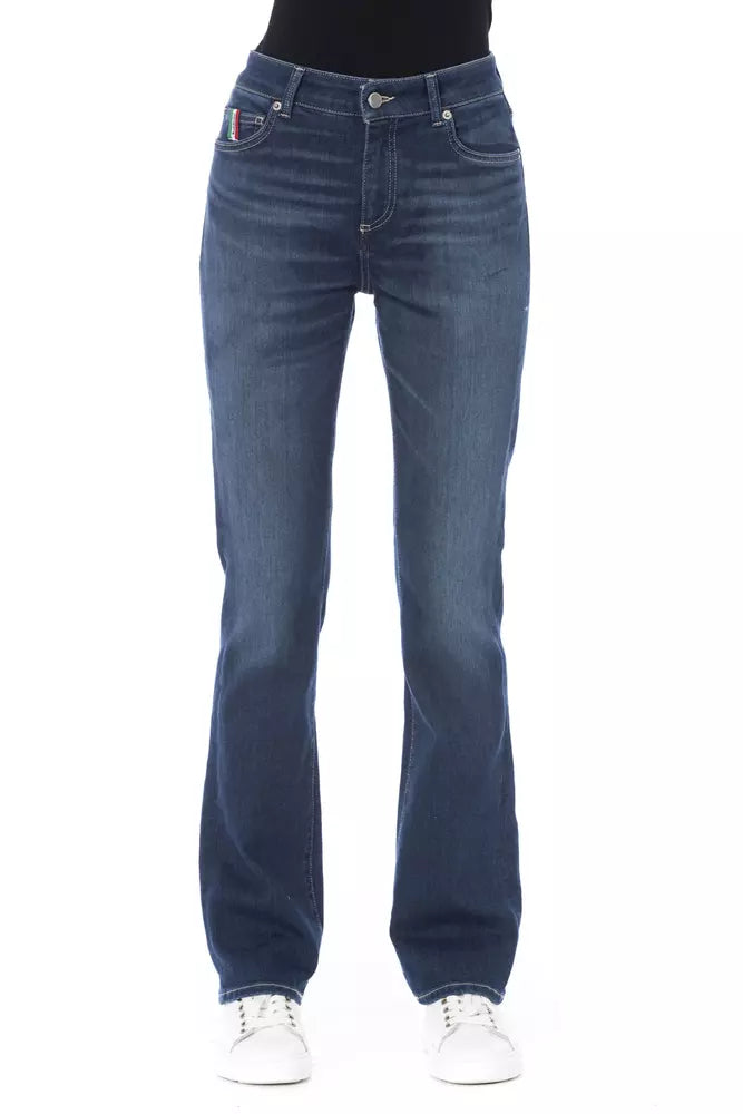 Baldinini Trend Blue Cotton Women Jeans by Baldinini Trend