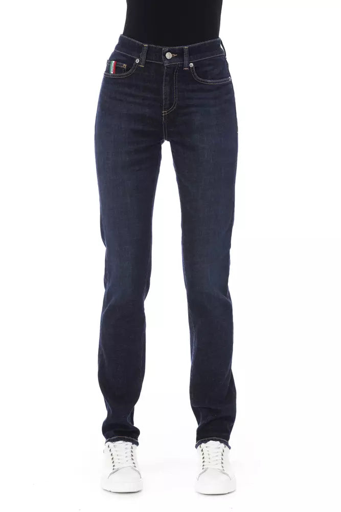 Baldinini Trend Blue Cotton Women's Jeans by Baldinini Trend