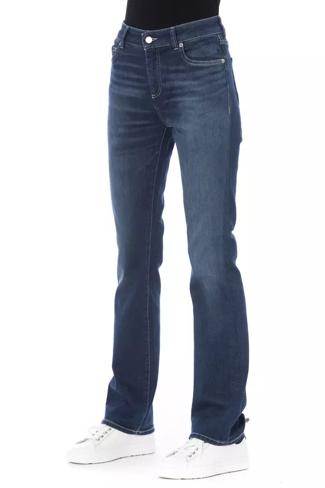 Baldinini Trend Blue Cotton Women Jeans by Baldinini Trend