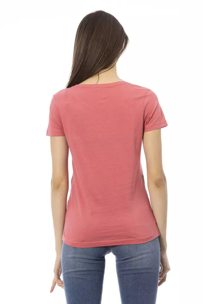 T-shirt femme Trussardi Action en coton multicolore