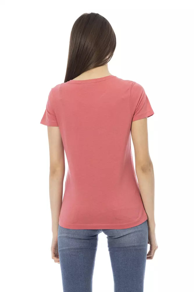 T-shirt femme Trussardi Action en coton multicolore