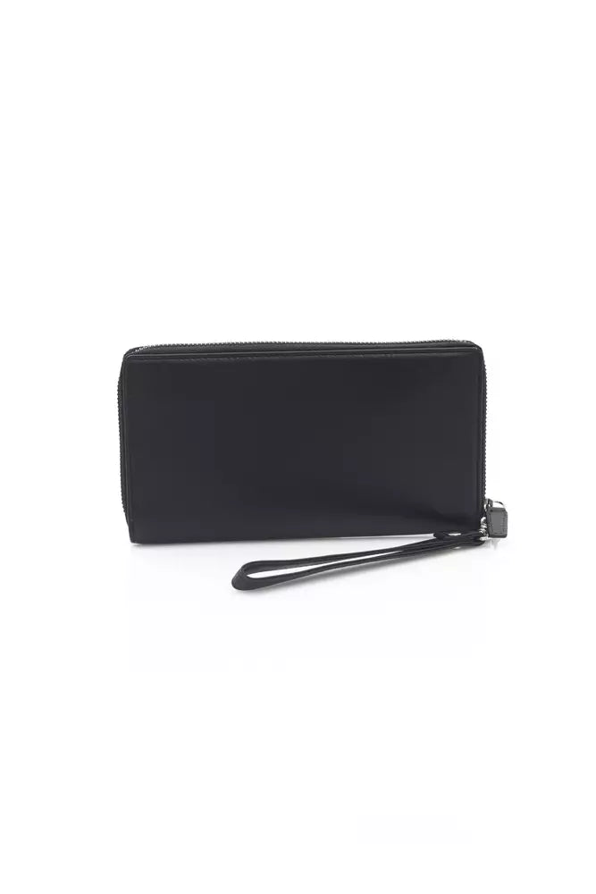 Portefeuille homme en cuir de veau noir Automobili Lamborghini