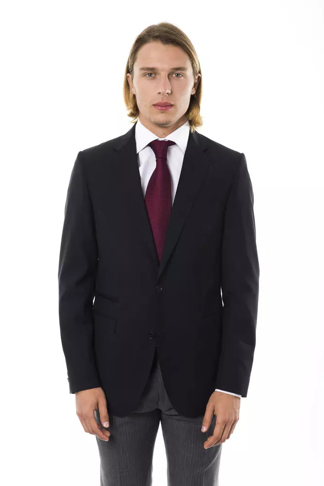 Blazer en laine noire pour homme Uominitaliani