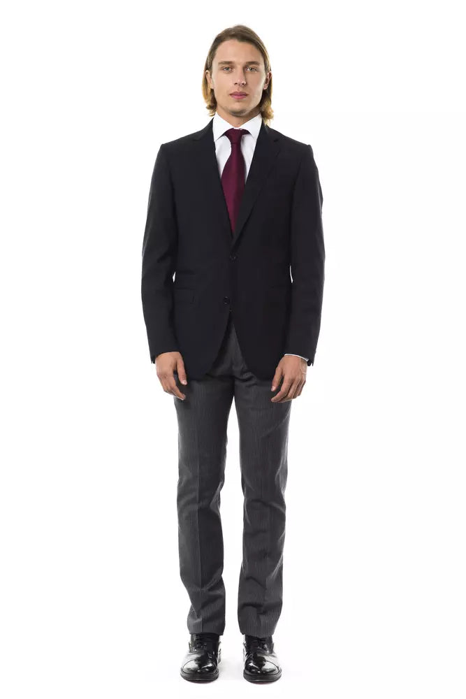 Blazer en laine noire pour homme Uominitaliani