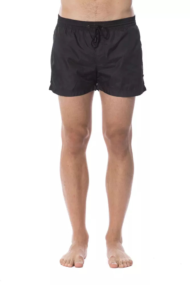 Maillot de bain homme Roberto Cavalli Sport en polyester noir
