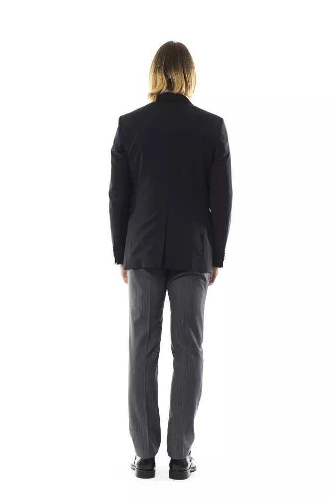 Blazer en laine noire pour homme Uominitaliani