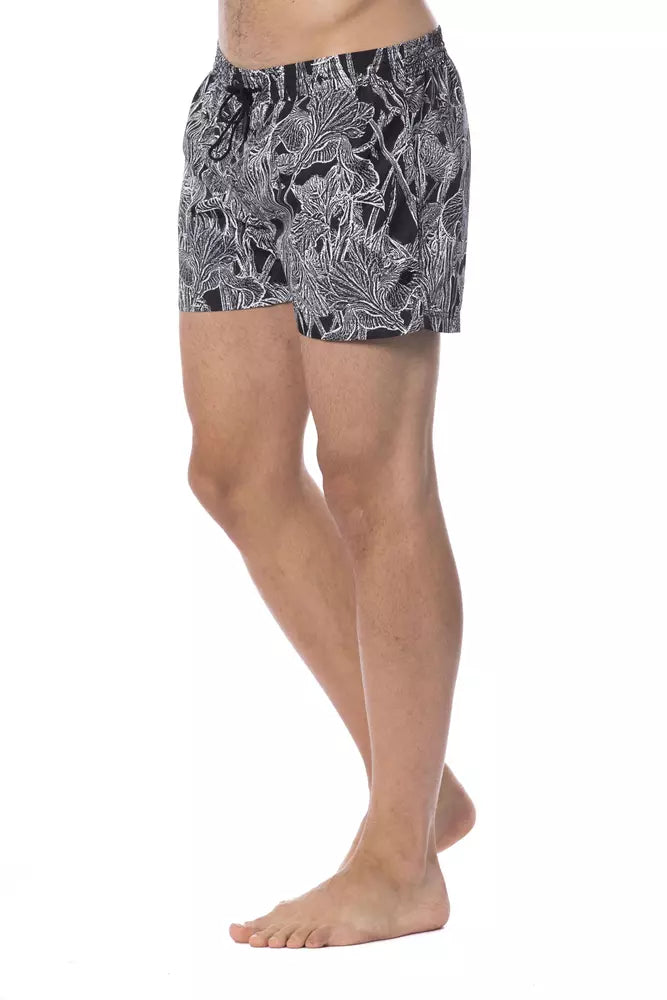 Maillot de bain homme Roberto Cavalli Sport en polyester noir
