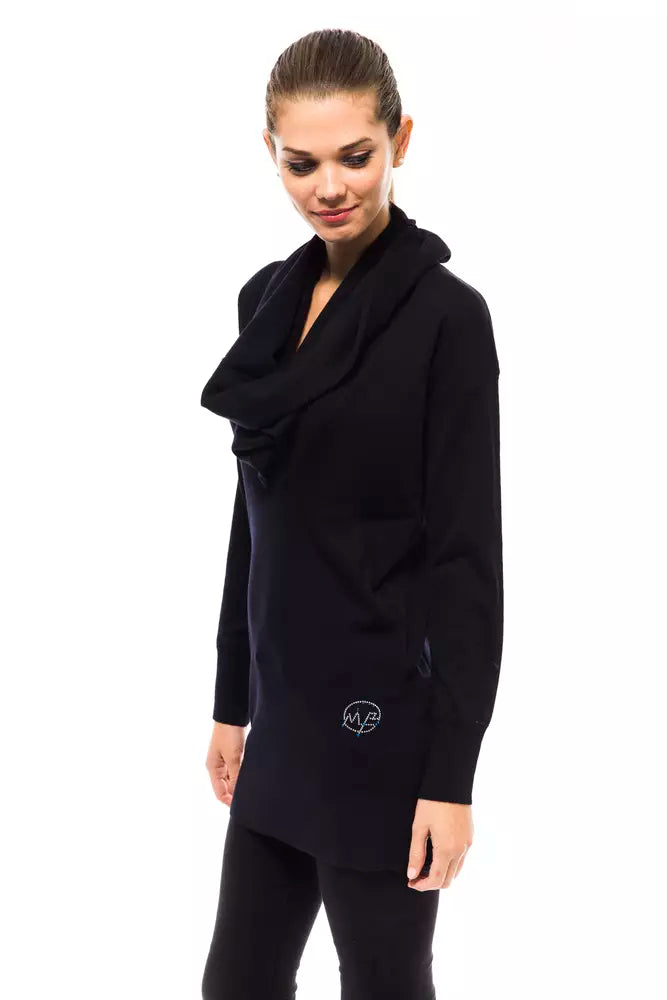 Pull en laine bleu Montana Blu pour femme