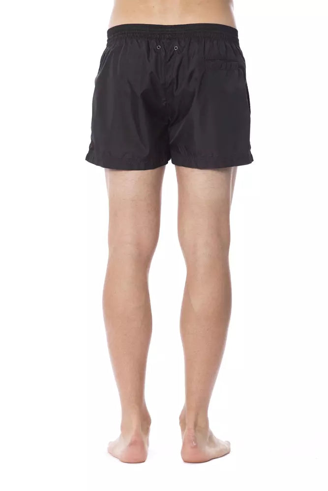 Maillot de bain homme Roberto Cavalli Sport en polyester noir
