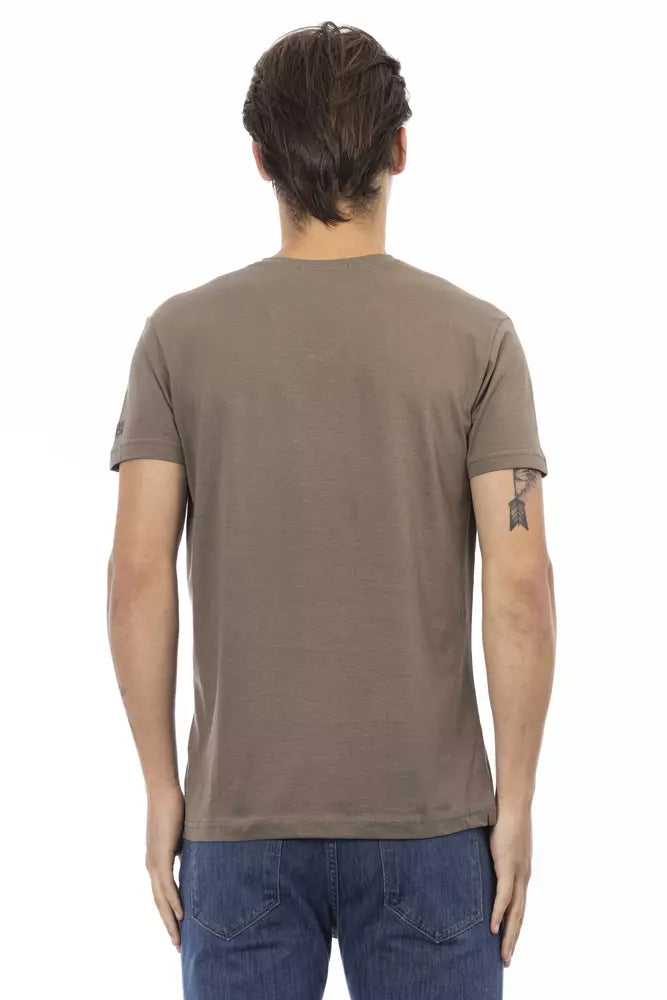 T-shirt Trussardi Action en coton marron pour homme