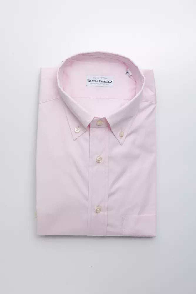Robert Friedman Multicolor Cotton Men Shirt by Robert Friedman