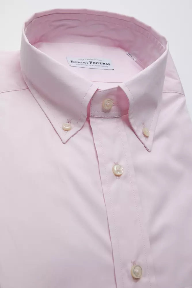 Robert Friedman Multicolor Cotton Men Shirt by Robert Friedman