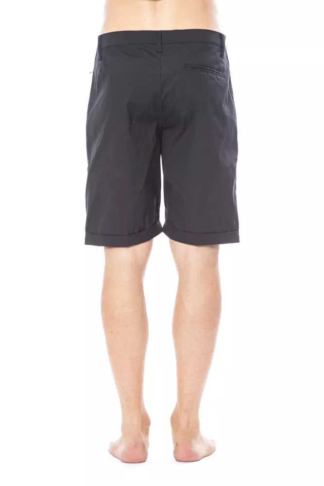 Short homme en coton noir Verri