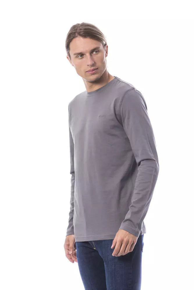 T-shirt homme en coton gris Verri