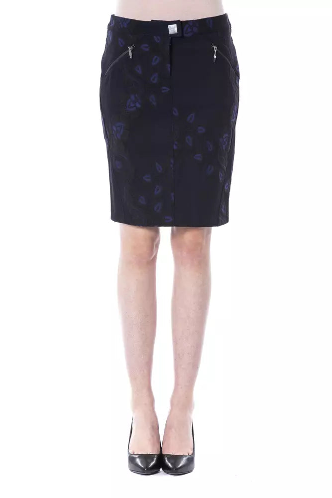 Jupe femme en coton bleu BYBLOS