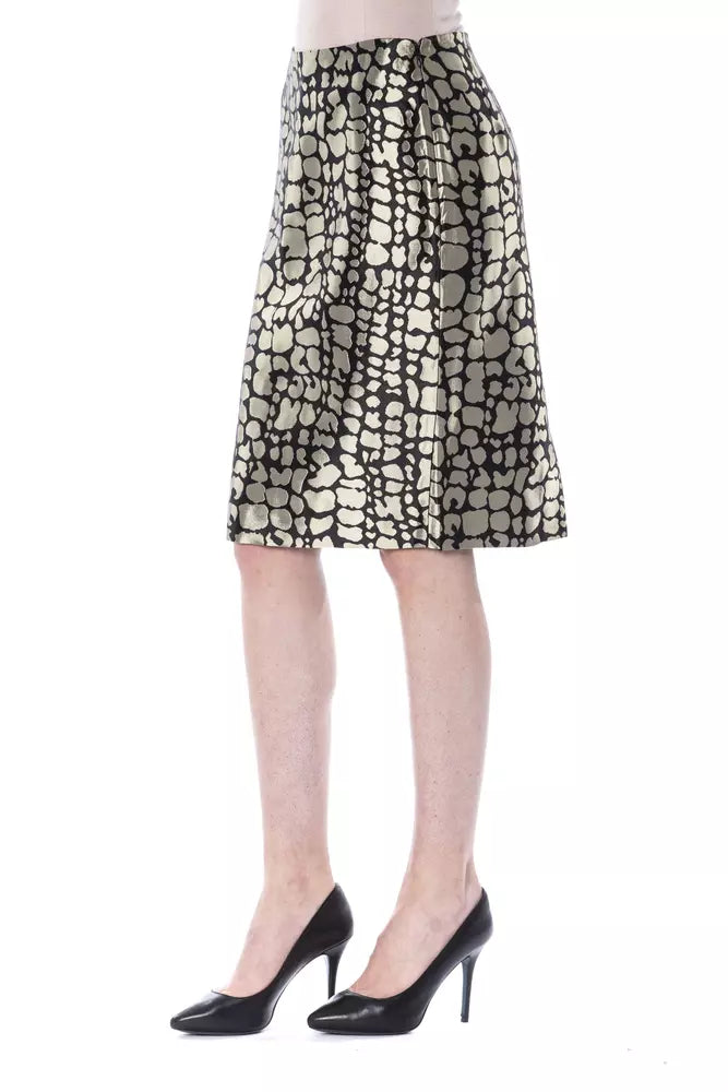 Jupe femme BYBLOS en viscose dorée