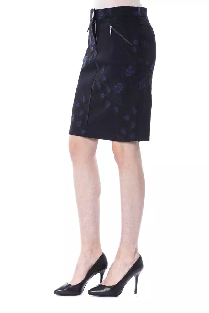 Jupe femme en coton bleu BYBLOS