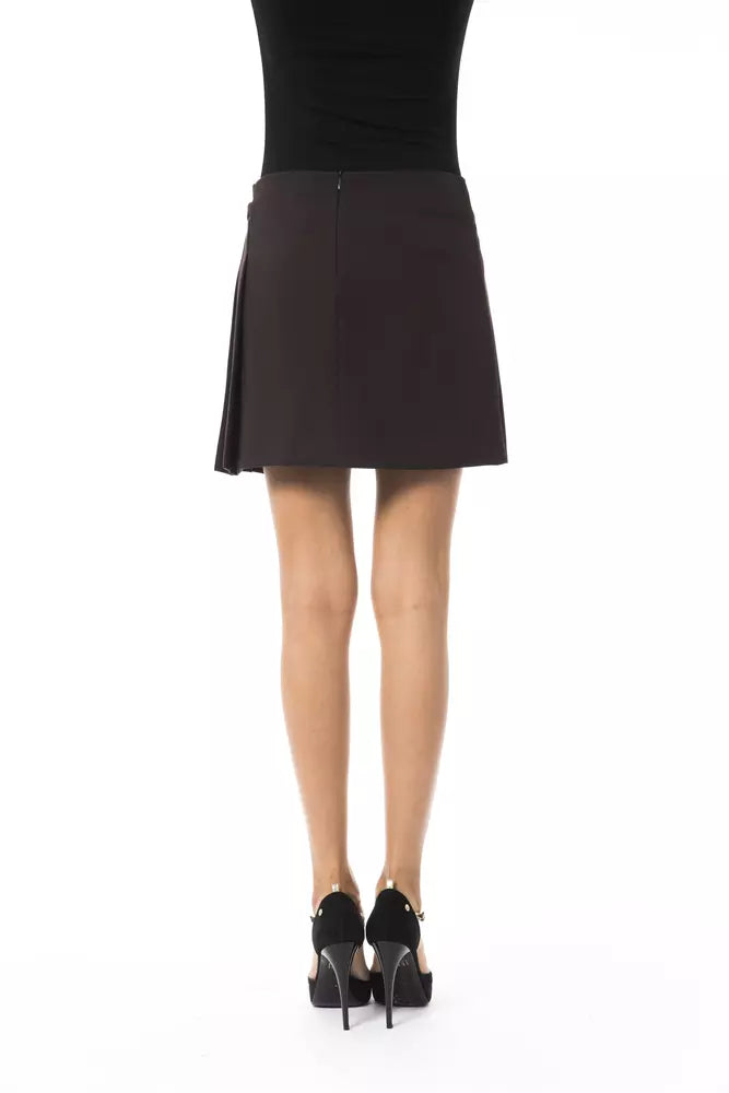 Jupe femme en polyester marron BYBLOS