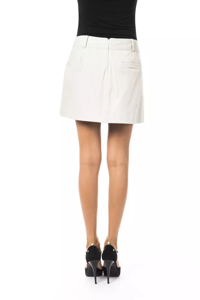Jupe femme en coton gris BYBLOS