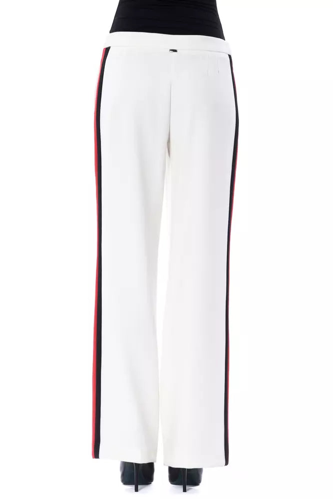 BYBLOS White Polyester Women's Pant by BYBLOS