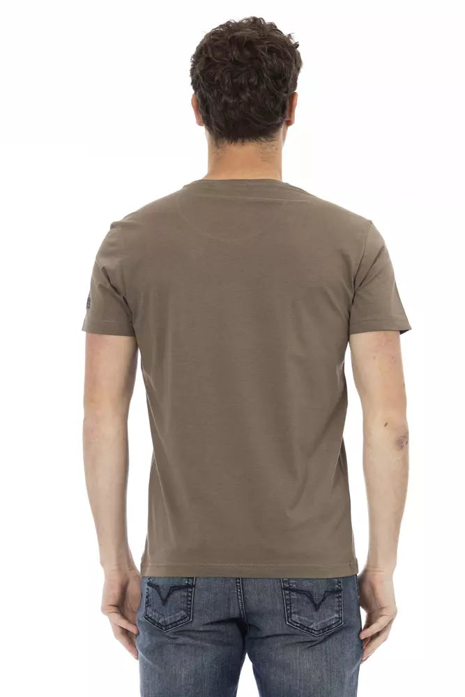 T-shirt Trussardi Action en coton marron pour homme