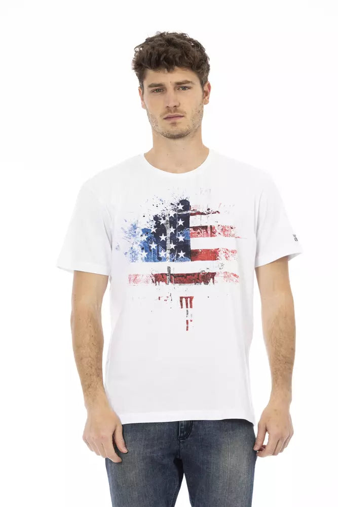 T-shirt homme Trussardi Action en coton blanc