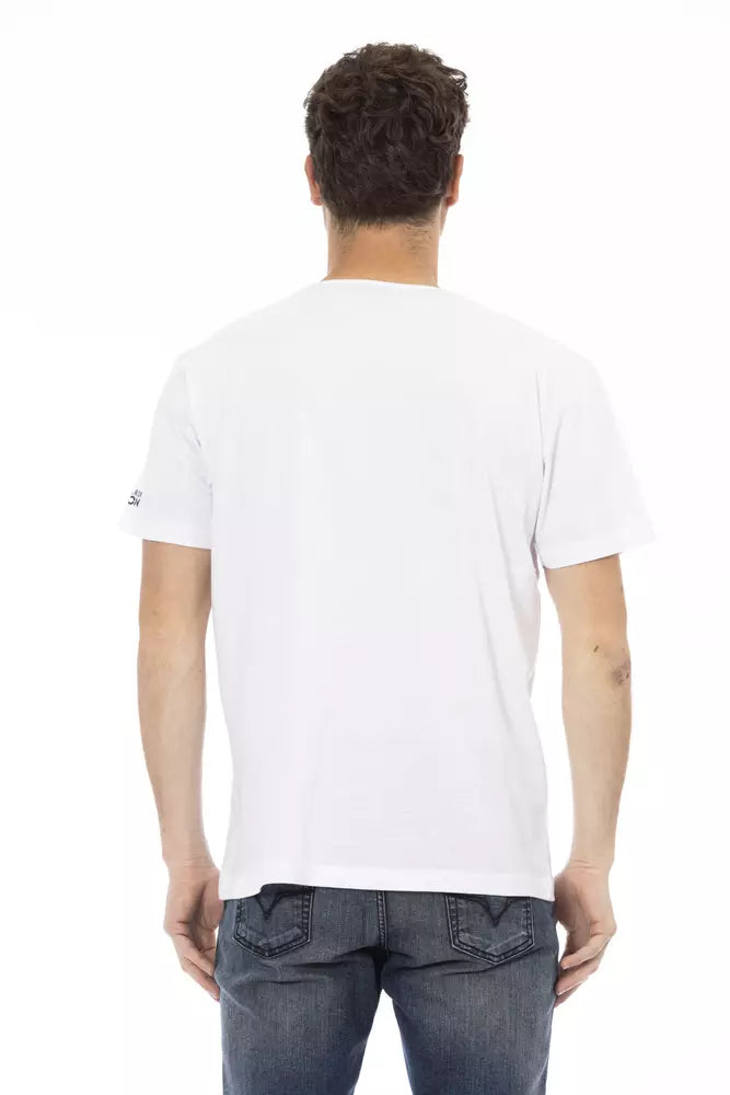 T-shirt homme Trussardi Action en coton blanc