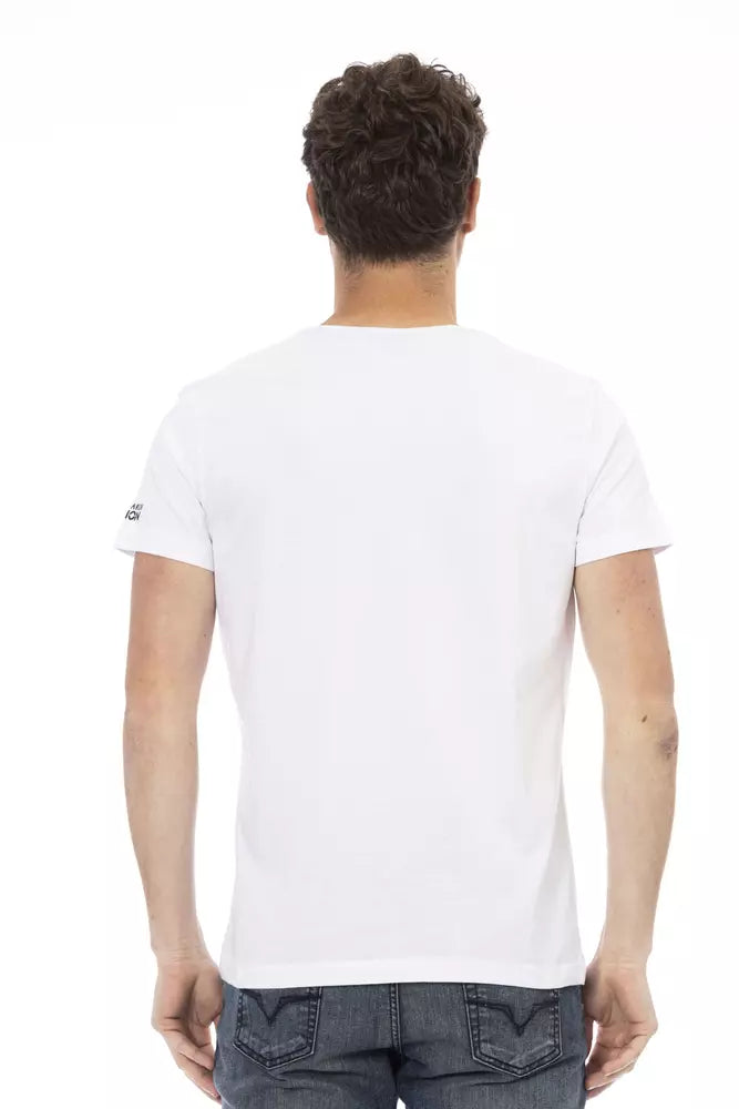 T-shirt Trussardi Action en coton blanc pour homme