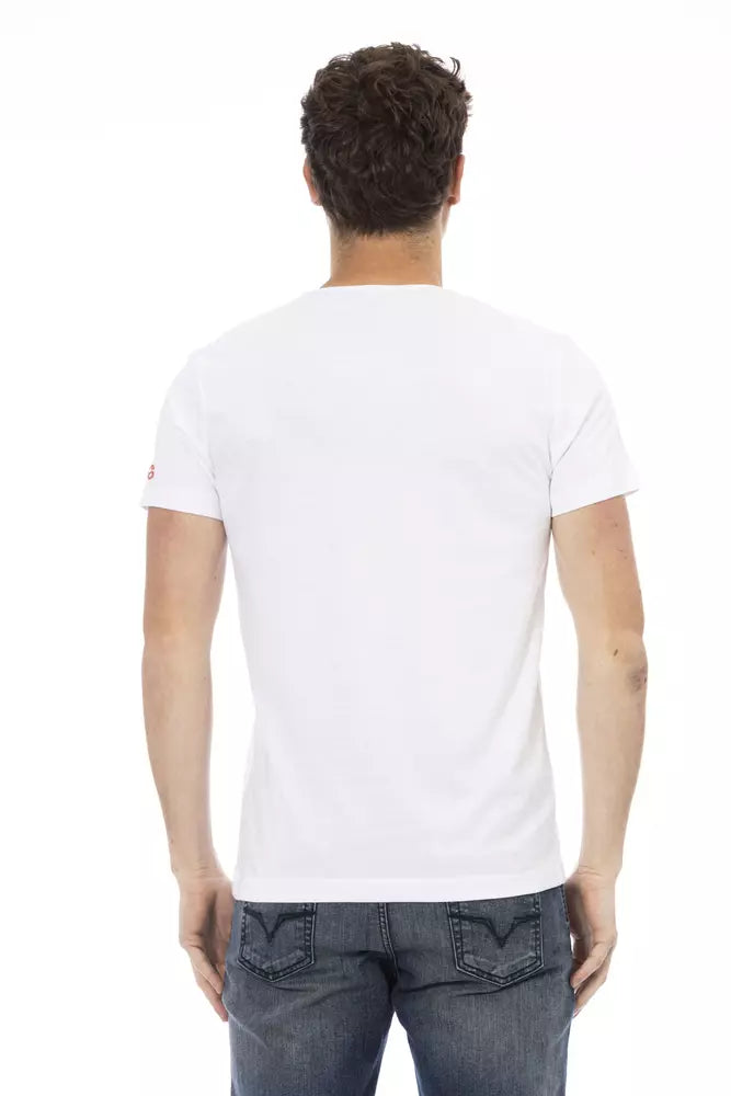T-shirt Trussardi Action en coton blanc pour homme