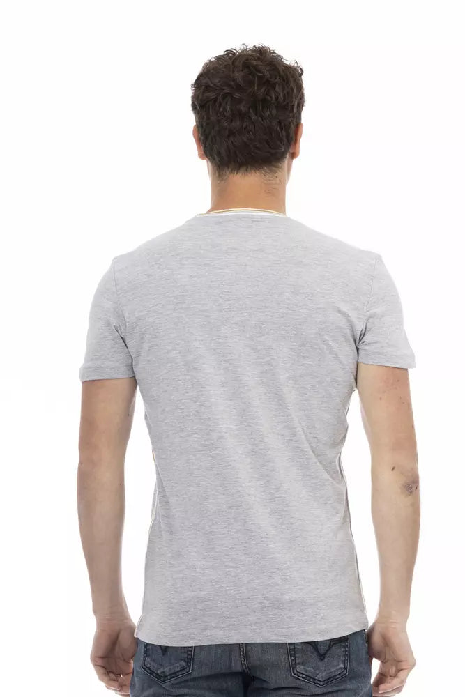 T-shirt Trussardi Action en coton gris pour homme