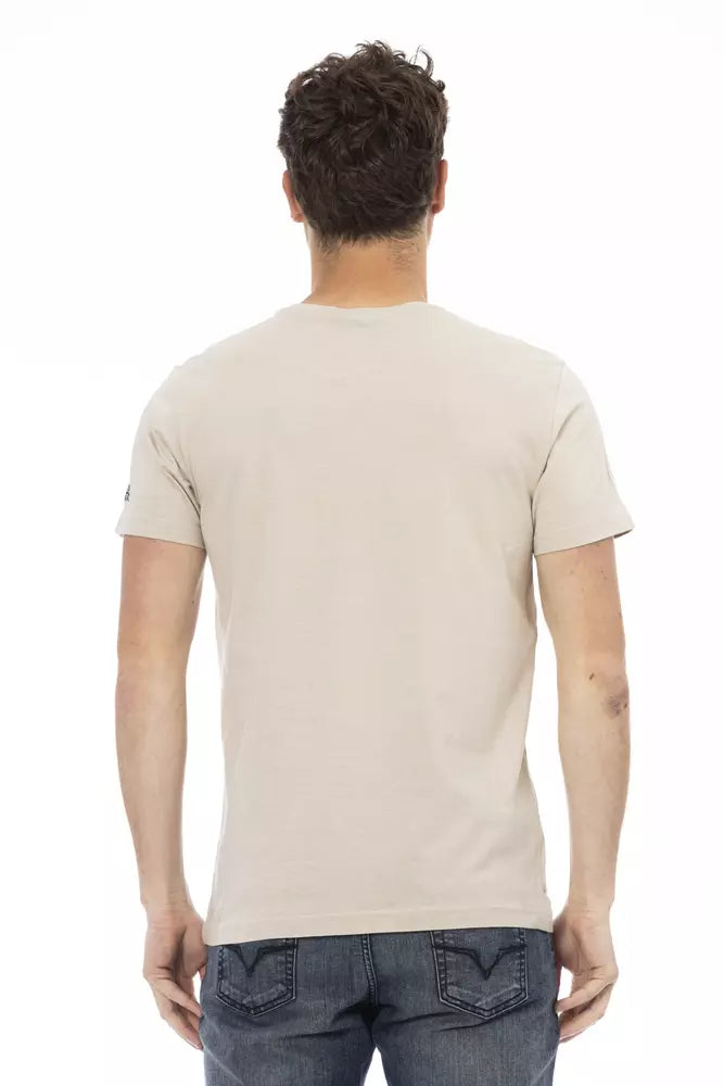 T-shirt Trussardi Action en coton beige pour homme