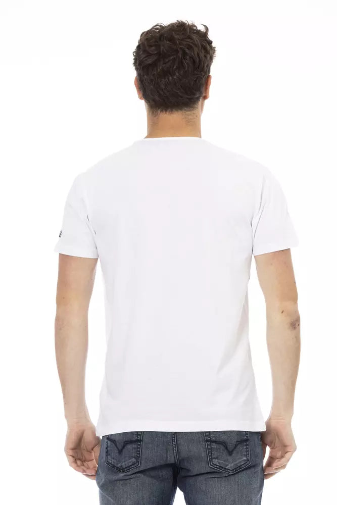 T-shirt homme Trussardi Action en coton blanc