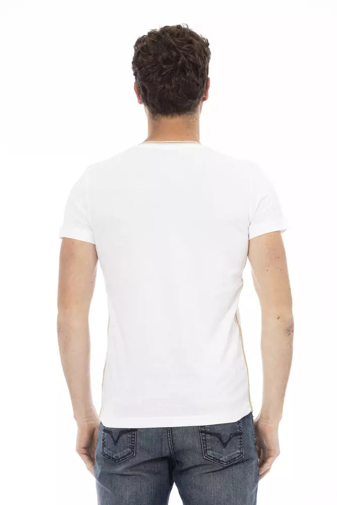 T-shirt Trussardi Action en coton blanc pour homme