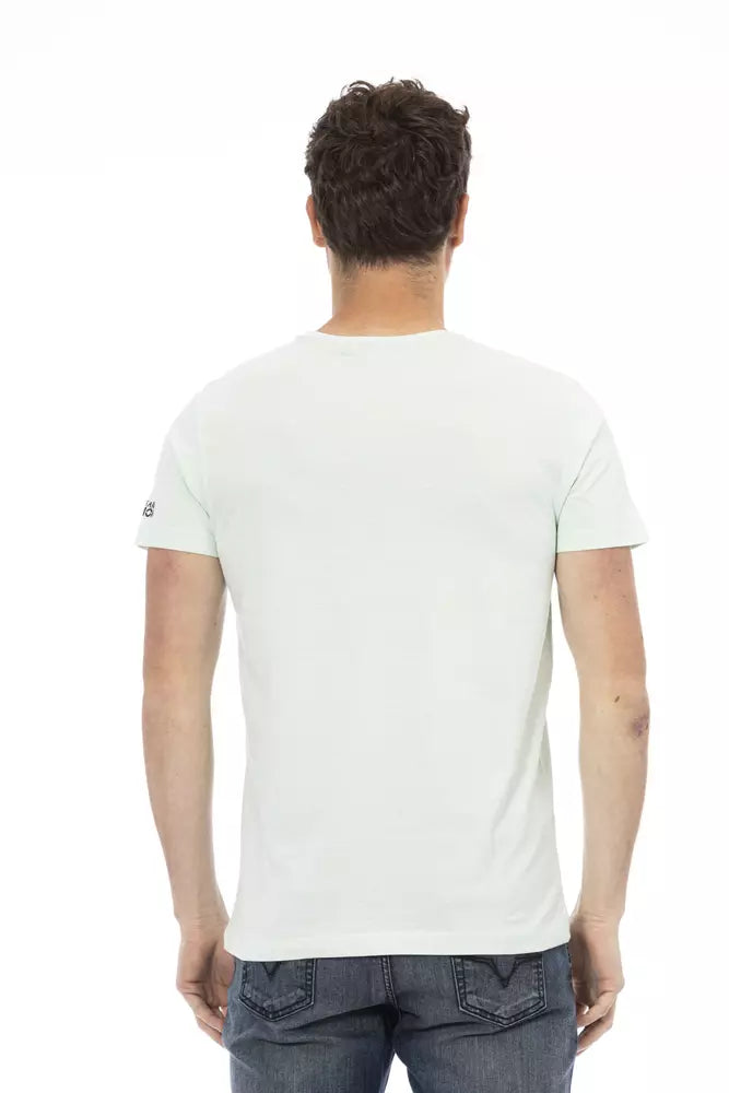 T-shirt Trussardi Action en coton bleu clair pour homme