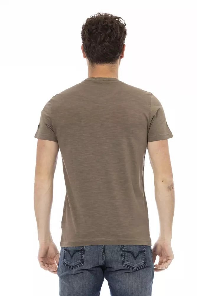 T-shirt Trussardi Action en coton marron pour homme