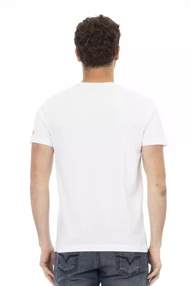 T-shirt Trussardi Action en coton blanc pour homme