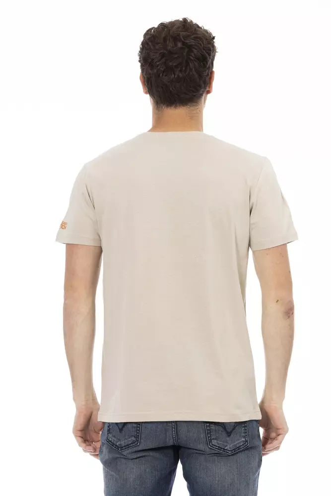 T-shirt Trussardi Action en coton beige pour homme