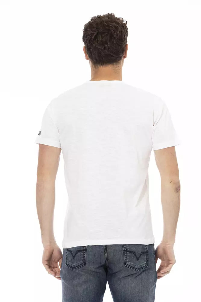 T-shirt homme Trussardi Action en coton blanc