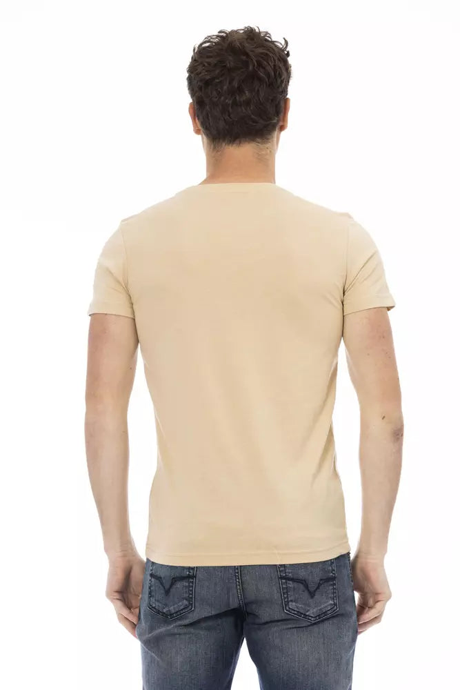 T-shirt Trussardi Action en coton beige pour homme