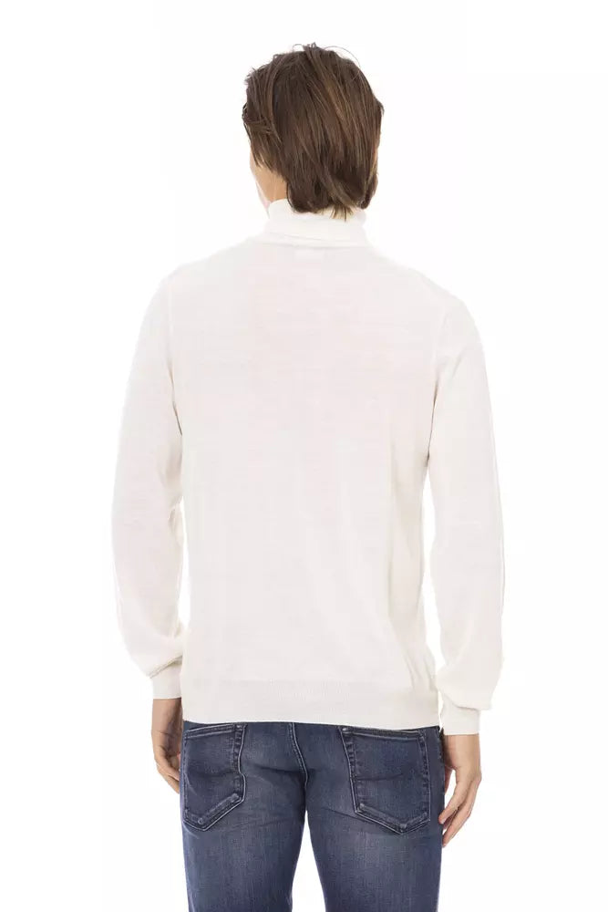 Baldinini Trend White Fabric Men Sweater by Baldinini Trend