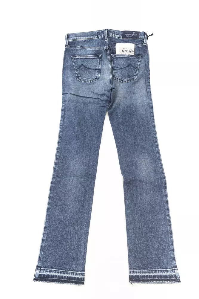 Jacob Cohen Blue Cotton Women's Slim Jeans by Jacob Cohen