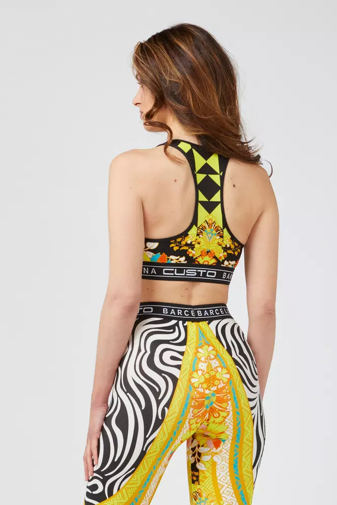 Haut Custo Barcelona en polyamide jaune pour femme