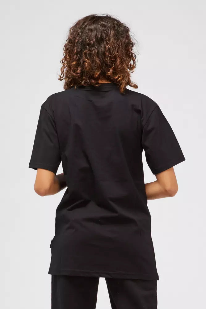 T-shirt femme en coton noir Custo Barcelona